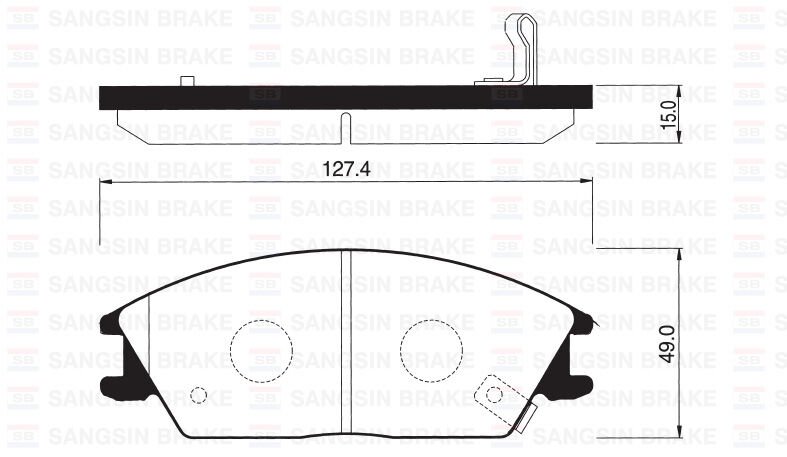 ÖN FREN BALATA HYUNDAI ACCENT 1.3L 1.5L 1.6L benzinli 1.5L CRDi dizel 95-05 / GETZ 1.1L 1.3L 1.4L be nzinli 1.5L CRDi dizel 02-09 / EXCEL 90-95 / SCOUPE 92-96