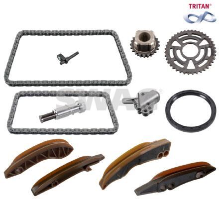 EKSANTRIK ZINCIR SETI ALT UST KOMPLE KECE BMW N47 MINI R56>61