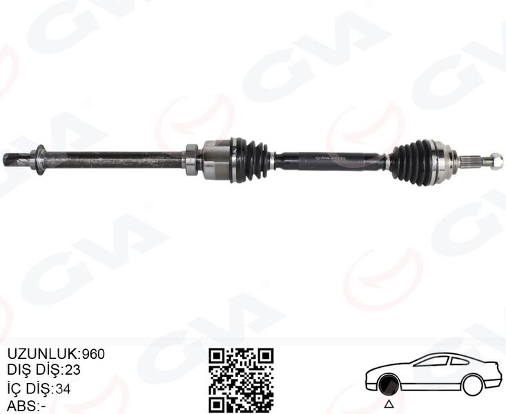 ÖN AKS SAĞ RENAULT CLIO IV 1.5 DCI A-T 12-