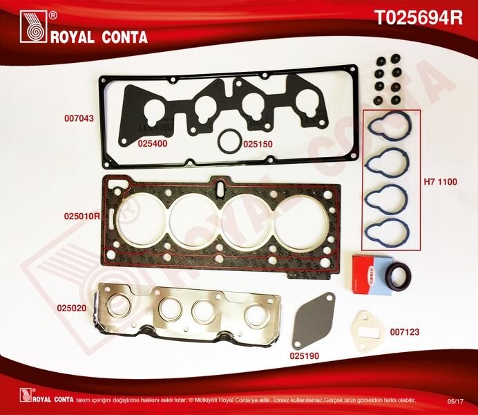 MOTOR ÜST CONTA TK. MEGANE I 96> CLIO II 98> KANGOO 97> CLIO SYMBOL I 00> 1.4 K7J 1.6 K7M