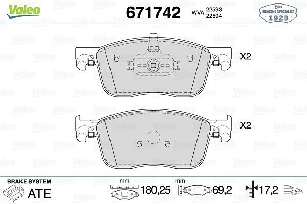 ÖN FREN BALATASI FIAT SCUDO 23> ZAFIRA LIFE 19> VIVARO C 19> JUMPY III 16> EXPERT 16> TOYOTA PROACE 16> 304 mm