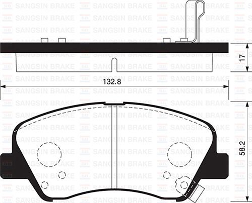 ÖN FREN BALATA HYUNDAI ACCENT BLUE 1.4L 1.6L benzinli 10-> 1.6L CRDi dizel 10-> / ELANTRA 1.6L D4FB G4FG 6 vites 16-> / KIA RIO 1.4L D4FC 11->