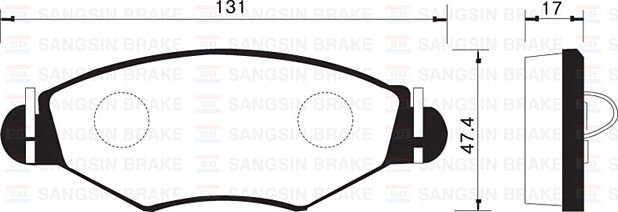 ÖN FREN BALATASI PEUGEOT P206 1.4 1.6 09/98> P306 1.4 1.6 5/93>