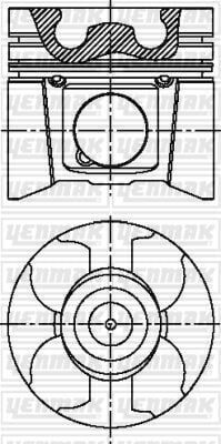 MOTOR PİSTON SEGMAN STD 89.00mm MASTER 01> MOVANO 01> 2.5 DCI G9U 4 Adet
