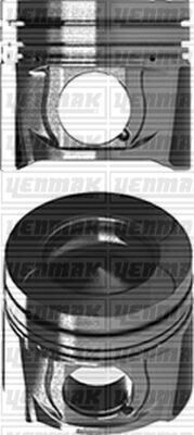 MOTOR PİSTON SEGMAN STD 85.01 MASTER III 10> MOVANO B 10> 2.3 DCİ CDTI EURO 5 4 Adet