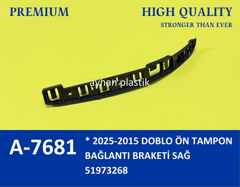 ÖN TAMPON BRAKETİ SAĞ DOBLO 15 > 5 Adet