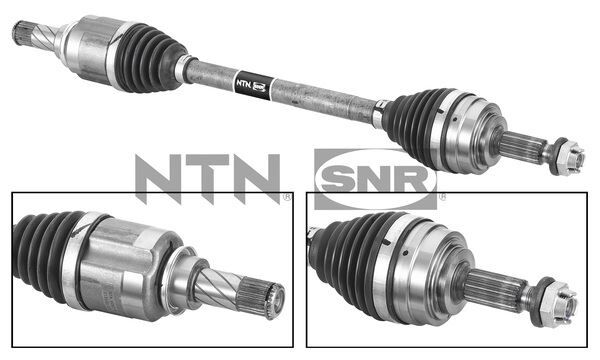 AKS KOMPLE SOL RENAULT CLIO V 19> 1.0 TCe U: 675mm