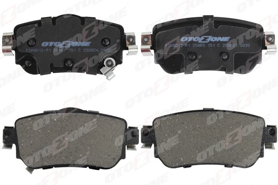 ARKA FREN BALATA RENAULT KADJAR 15> KOLEOS II 18> / NISSAN QASHQAI 1.6L Dci R9M dizel 11-> / X-TRAIL 1.6L Dci T32 12-> METAL İNDİKATÖRLÜ METAL ŞİM