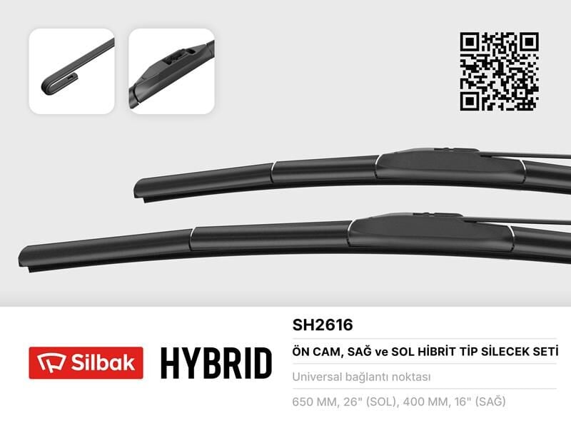 SİLECEK SÜPÜRGESİ 650/400MM MUZ TİPİ CRV RE. RM 01/12> 01/07-ACCENT BLUE RB 01/11-İ30. CW P TOYOTA COROLLA CROSS 07-20 KIA EV6 CV 07-21 SORENTO IV MQ4 03-20 KIA XCEED CD 06-19