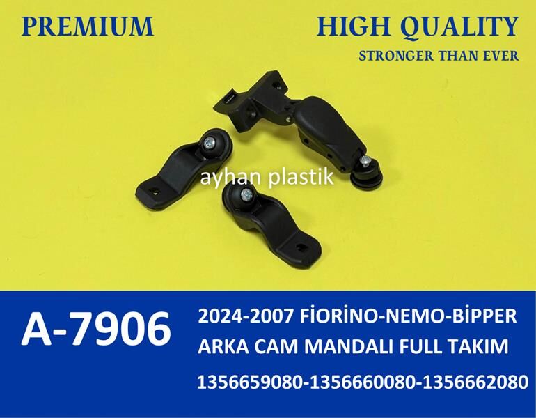 ARKA CAM MANDALI FULL TAKIM FIAT FİORİNO 07>24 PSA NEMO-BİPPER