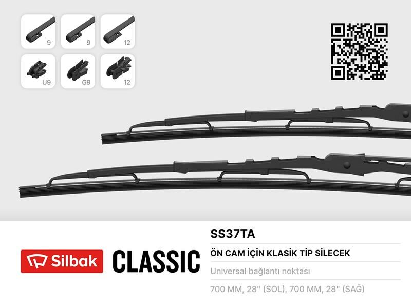 SİLECEK SÜPÜRGESİ 700MM ÜNİVERSAL CARGO YM 07> SCANIA 124-144-R420-94.310-MERCEDES ACTROS-RENAULT MA GNUM 98> PIMLI DİZAYN 2 Adet