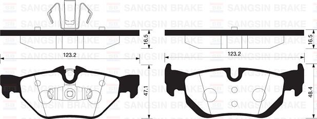 FREN BALATASI ARKA BMW E81 E82 E87 E88 E90 E91 E92 E93 F30 F35 E84