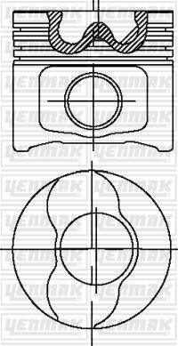 MOTOR PİSTON SEGMAN 0.40 82.00 DOBLO 1.9 JTD ASTRA H-VECTRA C-ZAFIRA B 1.9 CDTİ 4 Adet