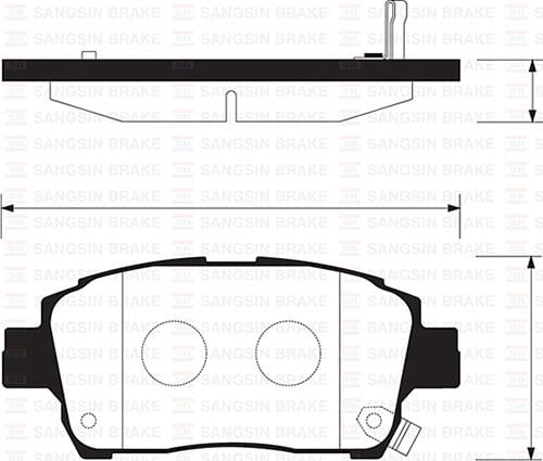 ÖN FREN BALATA TOYOTA YARIS 1.3L 2NZ-FE NCP10 japon üretim 99-02 / 1.0L 1SZFE SCP10 Arkalar disk ti pi ise 03-05 abs li araçlar için
