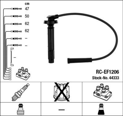 BUJİ KABLOSU SUBARU FORESTER 2.0L EJ20 X SG 01-08 RC-EF1206