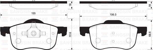 ON FREN BALATASI VOLVO S60 00> S70 97>00 S80 98> V70 97>07 V70 01>07 XC70 00> XC90 02>12 16 JANT