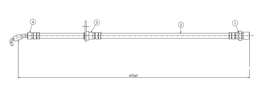 ÖN FREN HORTUMU COROLLA E10 E11 92-02 2 Adet