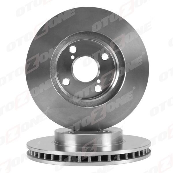 ÖN FREN DİSKİ HAVA KANALLI TOYOTA COROLLA 1.4L 4ZZ-FE ZZE120 VVTi 02-06 / 1.6L 3ZZ-FE ZZE121 VVTi 02-06 255 çap X 4 bijon - Adet disk fiyatıdır 2 Adet