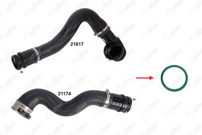 CONTA TURBO HORTUMU OPEL ASTRA J-ZAFIRA C 1.6 CDTI B16DTH-DTL-DTJ PLASTİK PARÇA HARİÇ 5 Adet