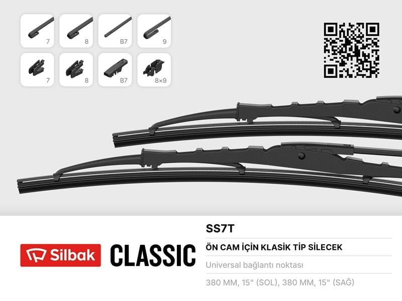 SİLECEK SÜPÜRGESİ 380MM R12-M131-TM30-1340- DOGAN-KARTAL-SAHIN 2 Adet