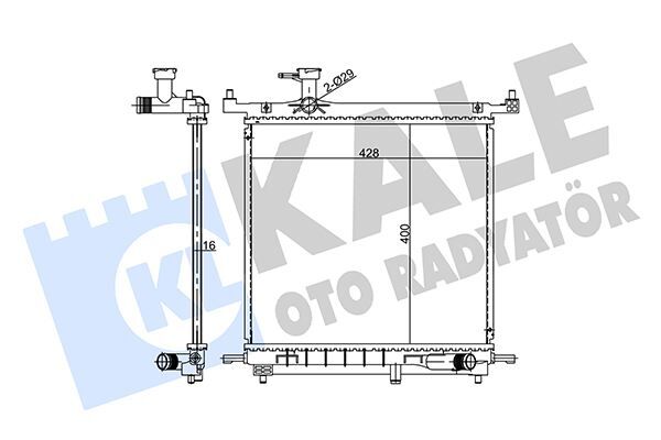 RADYATÖR AL/BRZ NISSAN MICRA IV 1.2 1.2 LPG 10 -15- MT