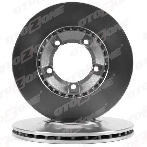 ÖN FREN DİSKİ HAVA KANALLI HYUNDAI H100 2.5L D4BA D4BF 4D55 4D56 PANELVAN 94-05 / 2.6L D4BB KAMYON ET 96-03 253 çap x 5 bijon - Adet disk fiyatıdır 2 Adet