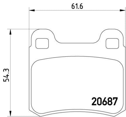 FREN BALATASI ARKA MERCEDES W201 83>93