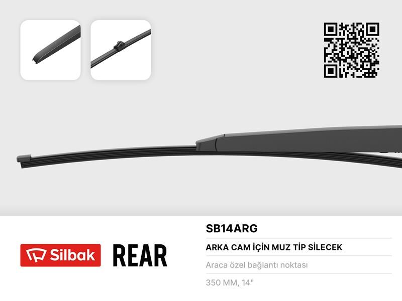 SİLECEK SÜPÜRGESİ ARKA MUZ TİPİ 350mm A1 05/10> PORSCHE CAYENNE 09/10> TOUAREG 01/10>