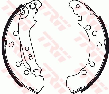 ARKA PABUÇ BALATA YARIS 1.3 VVTİ-1.33 VVTİ-1.4D-4D 06 > 11 > 203x38