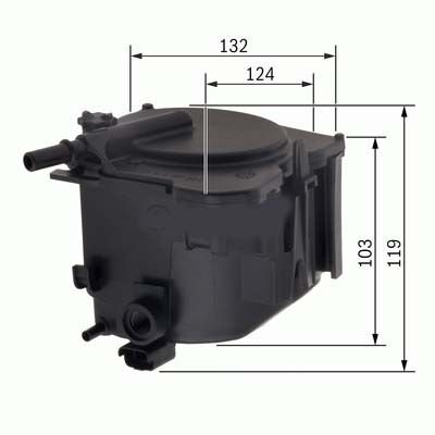 YAKIT FİLTRESİ PARTNER-206-207-307-308-407-BERLINGO-C2-C3-C4-C5-FIESTA-FOCUS-C-MAX-TEPEE 1.6HDI