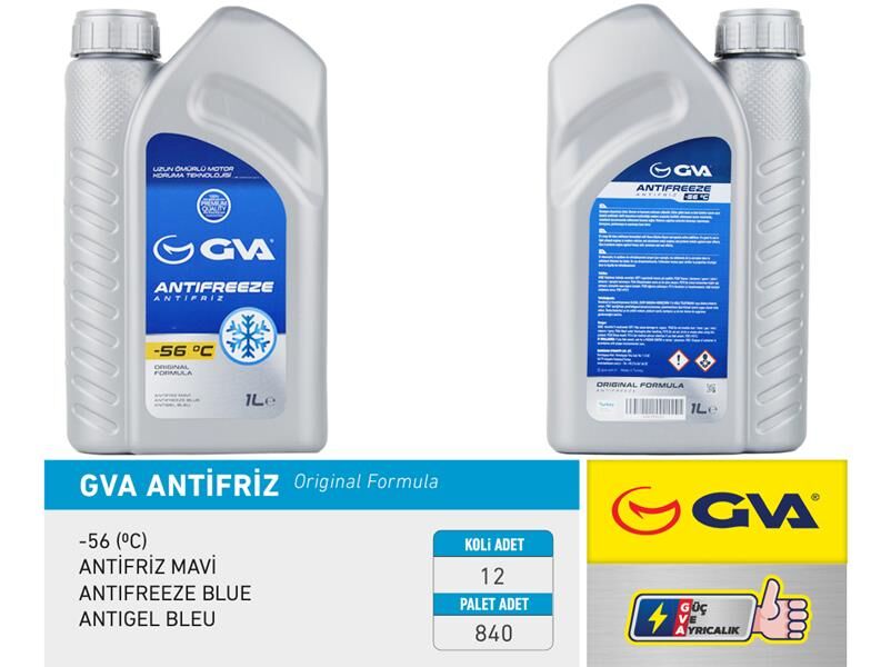 ANTİFRİZ 1 LT -56 C MAVİ Koli 12 Ad 12 Adet