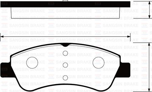 ÖN FREN BALATA OPEL CORSA F 19-> / CROSSLAND 17-> / CITROEN C2 03-> / C3 09-> / AIRCROSS 17-> / C4 04-> / C-ELYSEE 12-> / XSARA 96->
