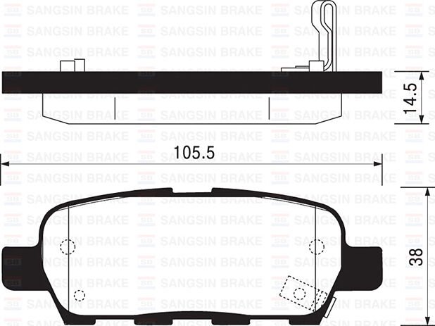 ARKA FREN BALATA NISSAN X-TRAIL 2.0L QR20 T30 01-07