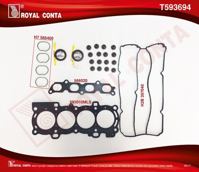 ÜST TAKIM CONTASI SKT KEÇELİ SUB.LASTİKLİ FOCUS II 1.6 16V 03-07 100HP