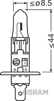 AMPUL 12V H1 55W 10 Adet