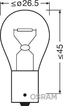 AMPUL 12V 93 SİNYAL 21W SARI YAKIN TIRNAK TEK DUY 10 Adet