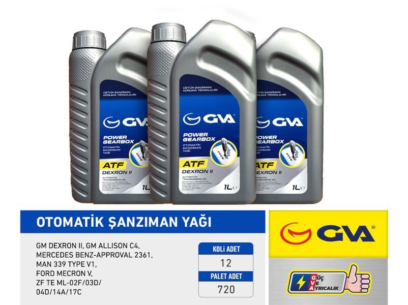 OTOMATİK ŞANZIMAN YAĞI ATF II 1 LT PLATINUM DEXRON II KIRMIZI 12 Adet