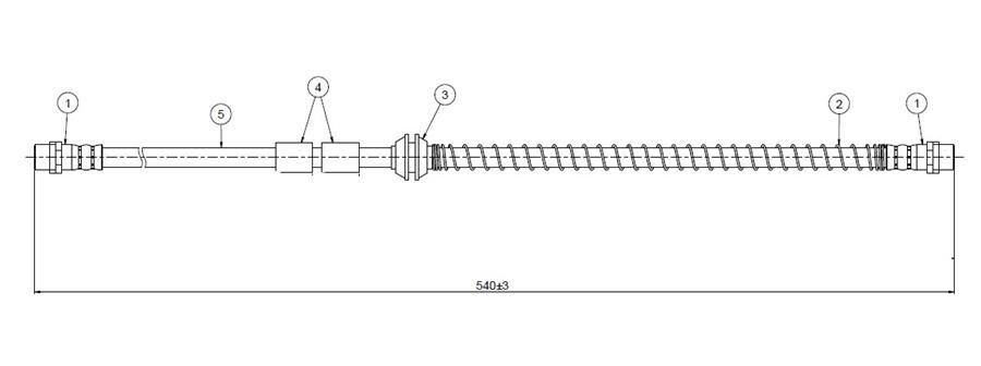 ÖN FREN HORTUMU Q7 06> 2 Adet