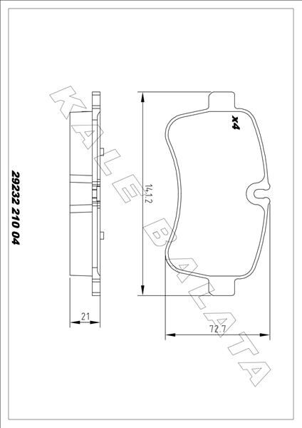 ARKA BALATA IVECO DAILY II-III 06 >