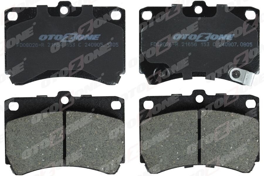 ÖN FREN BALATA MAZDA 323 1.6L B6 BG kasa 89-95 / 1.5L Z5 DOHC BA kasa 96-98 - Aşınma ikaz soket li