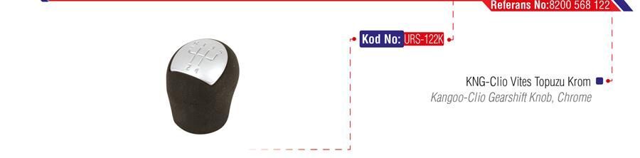 VİTES TOPUZU KROM CLIO II-KNG III