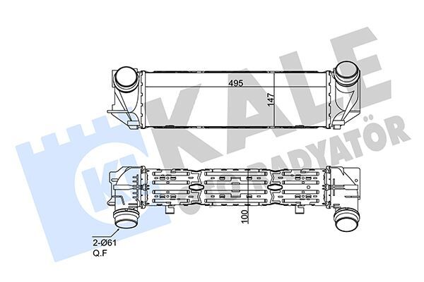 TURBOSARJ RADYATORU BMW N20 F07 F10 F11 F18