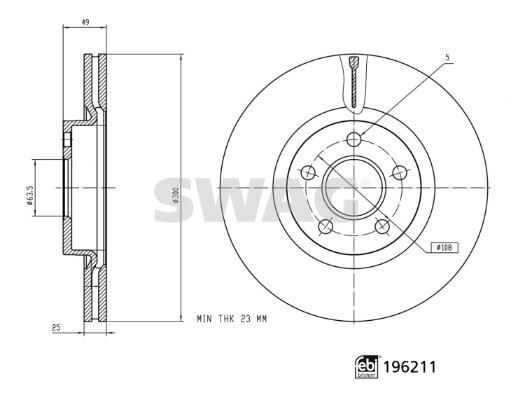 FREN DİSKİ ÖN CONNECT 18> DIŞ ÇAP: 300 MM 2 Adet