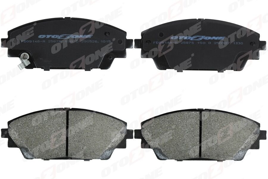 ÖN FREN BALATA MAZDA 3 1.5L P5 SKYACTIV BM kasa 14-16 / MAZDA 3 1.5L P5 SKYACTIV BN kasa 17-19 / CX-3 1.5L S5 SKYACTIV dizel DK kasa 15-> - Aşınma ikaz soketli