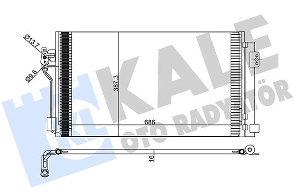 KLIMA RADYATORU MERCEDES VITO W639 03>