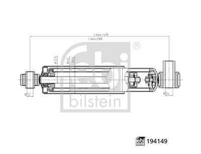 ÖN AMORTİSÖR L/R RENAULT MASTER 2001-2010 MOVANO 1998-2010 INTERSTAR 2002-2011 YAĞLI VAN -MAGNUM SERİSİ
