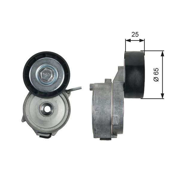 ALTERNATÖR GERGİ RULMANI VOLVO S80 2.0TDİ 08>V70 2.0D-C5 2.2 MONDEO 2.0TDCİ 07> 9653197280-C2Z16647- 1345A034-1613840780-5751F5-5751G0