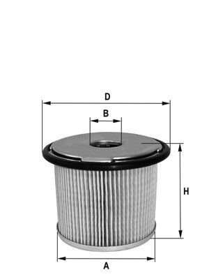 YAKIT FİLTRESİ PARTNER-BERINGO-EXPERT-JUMPY-P205-P306-P309-P405-P406-P806-XSARA-ZX-BX-XANTIA-EVASION -C15 1.7-1.8-1.9 D XUD7-XUD7T-XUD9A DİZEL