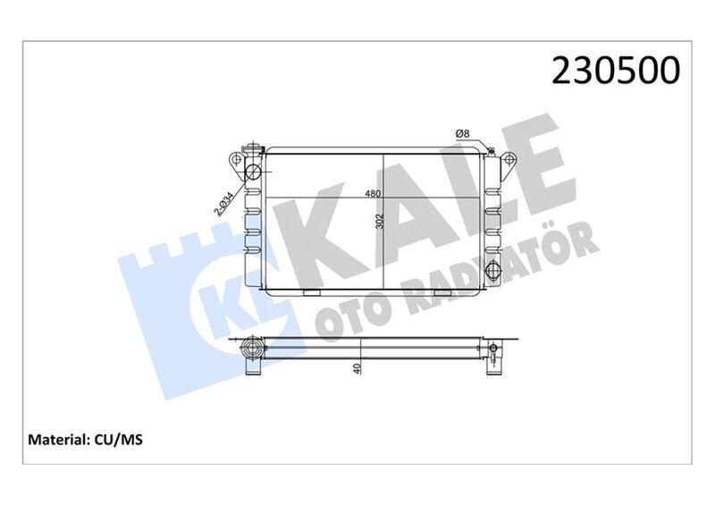 RADYATÖR R12 TL-TX-STW-TOROS 475X304X42 SÜPER 3 SIRA PS SİSTEM