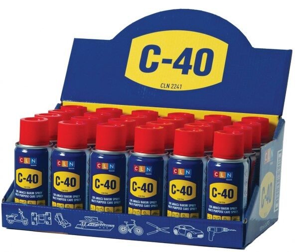 C-40 ÇOK AMAÇLI BAKIM SPREY 400 ml. 24 Adet